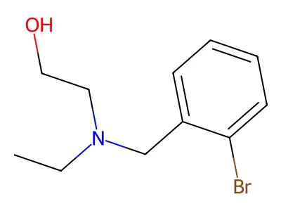 2-[(2-Bromo-benzyl)-ethyl-amino]-ethanol structure