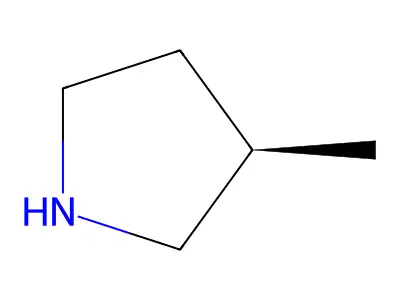 (3S)-3-methylpyrrolidine structure
