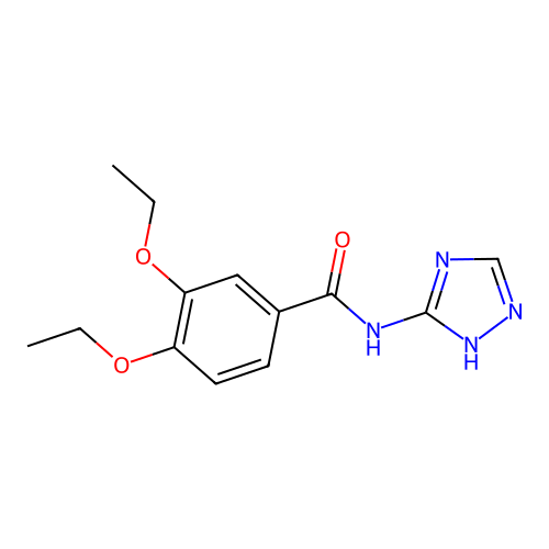 3,4-diethoxy-N-(4H-1,2,4-triazol-3-yl)benzamide structure