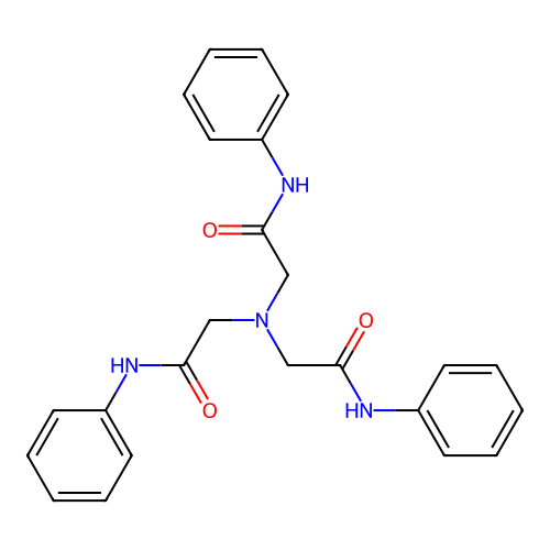 Nitrilotriacetanilide structure
