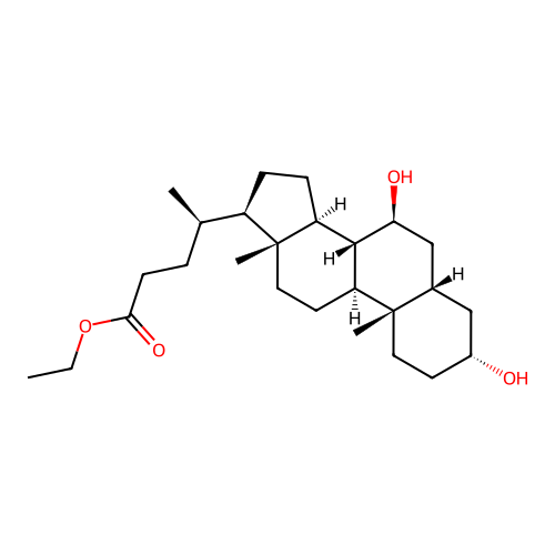 Ethyl ursodeoxycholate structure