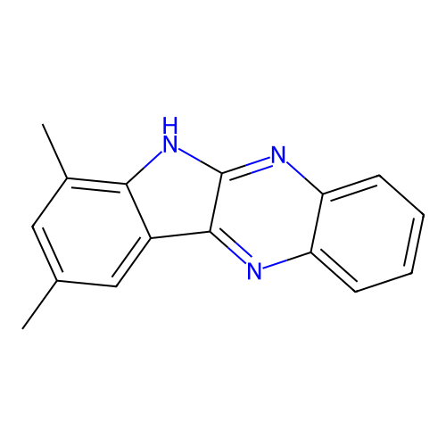 7,9-dimethyl-6H-indolo[2,3-b]quinoxaline structure