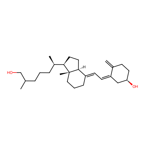 26-Hydroxycholecalciferol structure