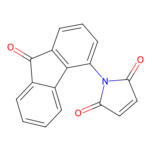 1-(9-Oxofluoren-4-yl)pyrrole-2,5-dione structure