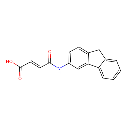 4-((9H-Fluoren-3-yl)amino)-4-oxobut-2-enoicacid structure