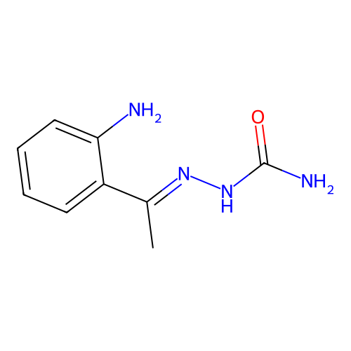[1-(2-Aminophenyl)ethylideneamino]urea structure