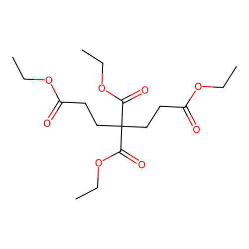 Tetraethyl pentane-1,3,3,5-tetracarboxylate structure