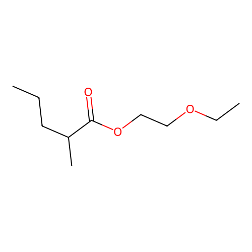 2-Ethoxyethyl 2-methylpentanoate structure