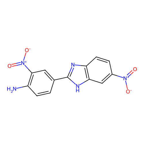 2-(4'-Amino-3'-nitrophenyl)-5-nitrobenzimidazole structure