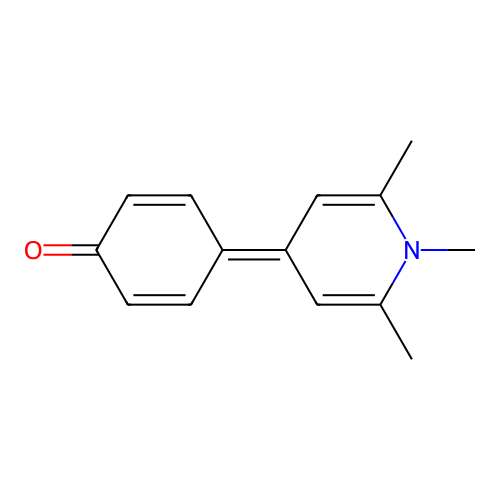 4-(1,2,6-Trimethylpyridin-4(1h)-ylidene)cyclohexa-2,5-dien-1-one structure