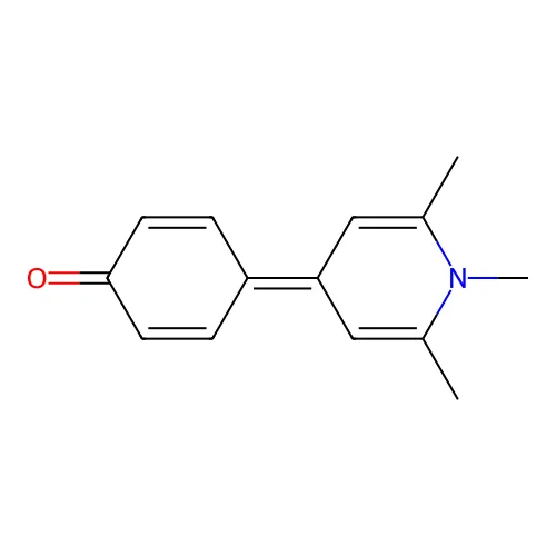 4-(1,2,6-三甲基-4-吡啶亚基)环己-2,5-二烯-1-酮 structure