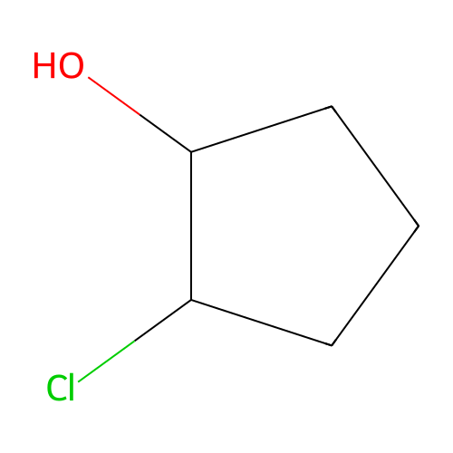 2-Chlorocyclopentanol structure