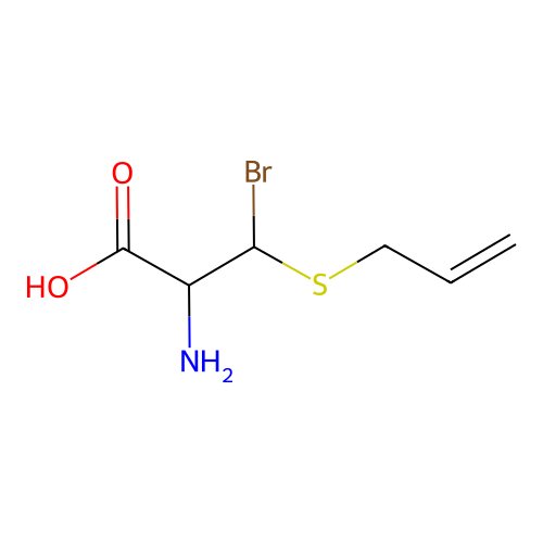 3-Bromo-s-prop-2-en-1-ylcysteine structure