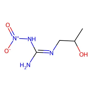 2-(2-Hydroxypropyl)-1-nitroguanidine structure