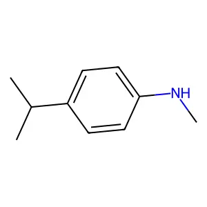Aniline, p-isopropyl-N-methyl- structure