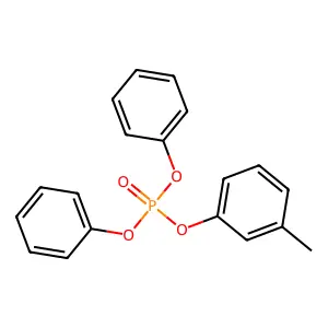 Phosphoric acid, 3-methylphenyl diphenyl ester structure