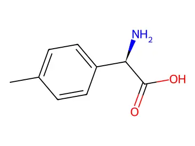 2-amino-2-(4-methylphenyl)acetic Acid structure