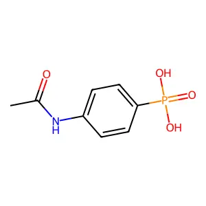 Phosphonic acid, (p-acetamidophenyl)- structure