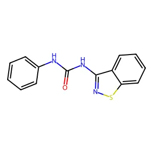 Urea, N-1,2-benzisothiazol-3-yl-N'-phenyl- structure