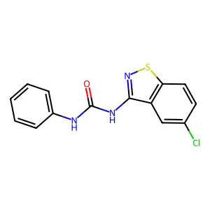 M-(5-Chloro-1,2-benzisothiazol-3-yl)-N'-phenylurea structure