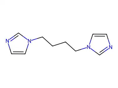 1,1'-(1,4-Butanediyl)bis(imidazole) structure