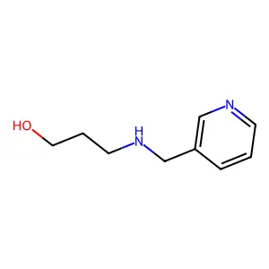 3-((3-Pyridylmethyl)amino)propanol structure
