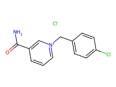 3-(Aminocarbonyl)-1-(4-chlorobenzyl)pyridinium chloride structure