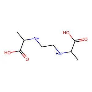 N-(2-((1-Carboxyethyl)amino)ethyl)alanine structure
