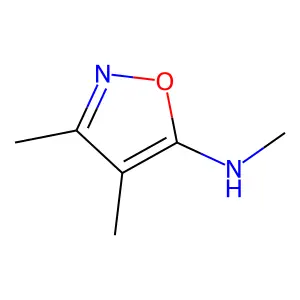 N,3,4-trimethyl-1,2-oxazol-5-amine structure