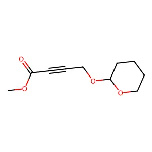 Methyl 4-(tetrahydro-2H-pyran-2-yloxy)-2-butynoate structure