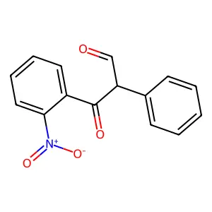 3-(2-Nitrophenyl)-3-oxo-2-phenylpropanal structure