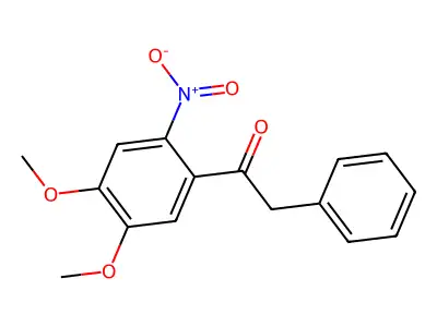 1-(4,5-Dimethoxy-2-nitrophenyl)-2-phenylethanone structure