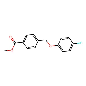 Methyl 4-[(4-fluorophenoxy)methyl]benzoate structure