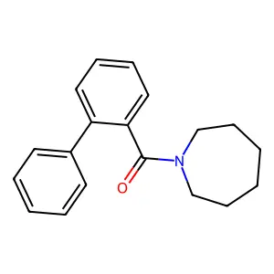 Azepan-1-yl-(2-phenylphenyl)methanone structure