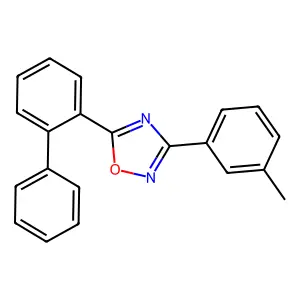 3-(3-Methylphenyl)-5-(2-phenylphenyl)-1,2,4-oxadiazole structure