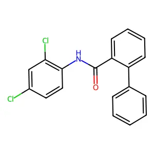 N-(2,4-dichlorophenyl)-2-phenylbenzamide structure