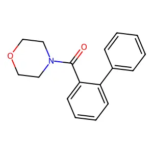 4-(2-Biphenylylcarbonyl)morpholine structure