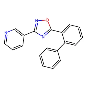 5-(2-Phenylphenyl)-3-pyridin-3-yl-1,2,4-oxadiazole structure
