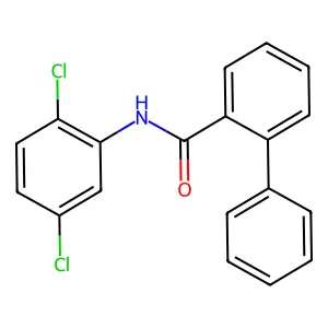 N-(2,5-dichlorophenyl)-2-phenylbenzamide structure