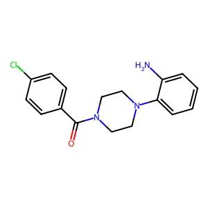 (4-(2-Aminophenyl)piperazin-1-yl)(4-chlorophenyl)methanone structure