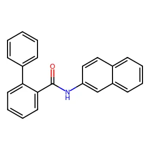 N-naphthalen-2-yl-2-phenylbenzamide structure