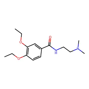 N-[2-(二甲基氨基)乙基]-3,4-二乙氧基苯甲酰胺 structure