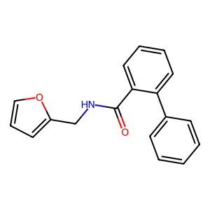 [1,1'-Biphenyl]-2-carboxamide, N-(2-furanylmethyl)- structure