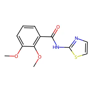 2,3-dimethoxy-N-(1,3-thiazol-2-yl)benzamide structure