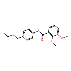 N-(4-butylphenyl)-2,3-dimethoxybenzamide structure