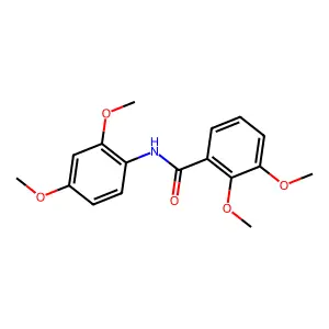 N-(2,4-dimethoxyphenyl)-2,3-dimethoxybenzamide structure