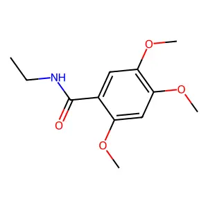 N-乙基-2,4,5-三甲氧基苯甲酰胺 structure