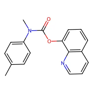 8-Quinolinyl methyl(4-methylphenyl)carbamate structure