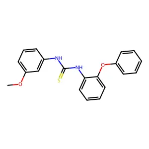 1-(3-Methoxyphenyl)-3-(2-phenoxyphenyl)thiourea structure