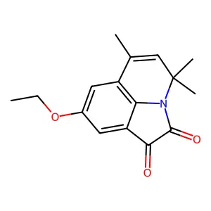 8-Ethoxy-4,4,6-trimethyl-4H-pyrrolo[3,2,1-ij]quinoline-1,2-dione structure